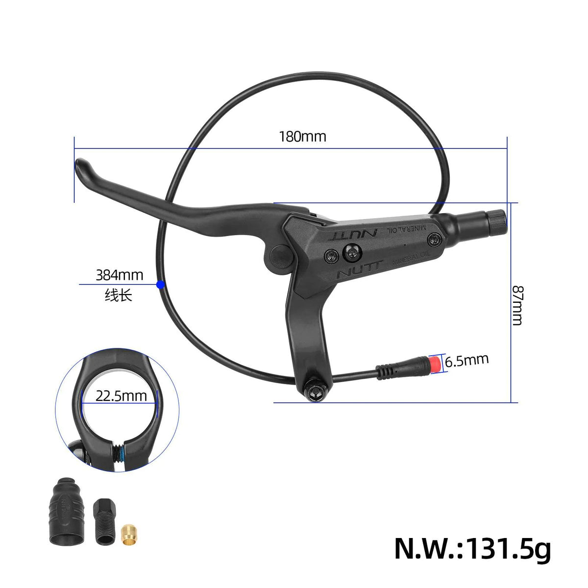 Set 2 Frâne Hidraulice Nutt, 2 Pistoane